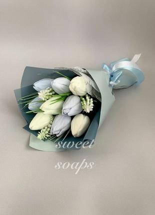 Сувенирное мыло букет тюльпанов