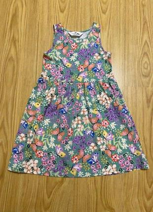 Летнее платье h&m на 6-8 лет