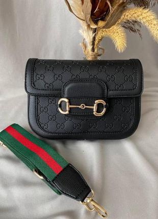 Gucci horsebit 1955 mini bag black  bb15033