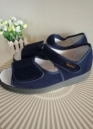 Dr.orto чоловічі босоніжки капці туфлі макасини. для діабетичної стопи.fischer dr. orto2 фото