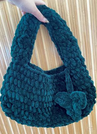 Сумка изумрудная