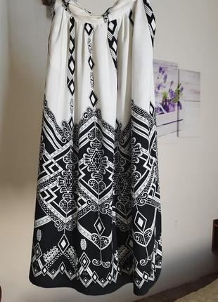 Вискозная длинная юбка