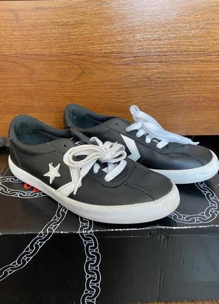 Черные кеды converse