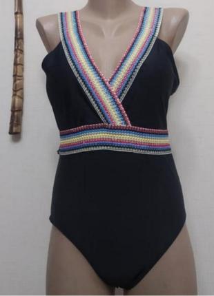 Шикарный слитный купальник shein (м). новый