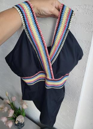 Шикарний суцільний купальник shein (м). новий