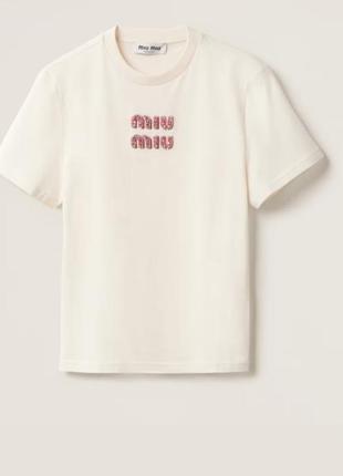 Футболка миу миу футболка miu miu