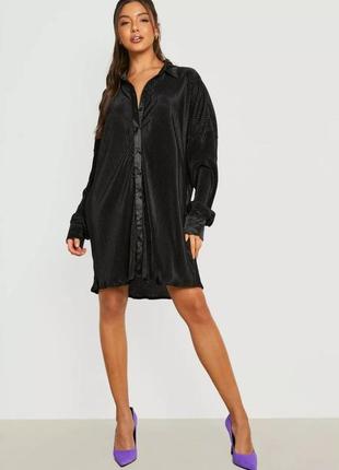 Платье plisse boohoo