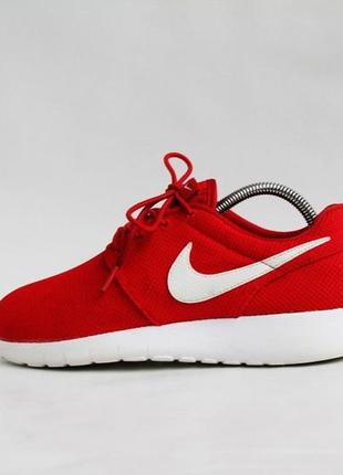 Унисекс кроссовки красные nike roshe one gs размер 40