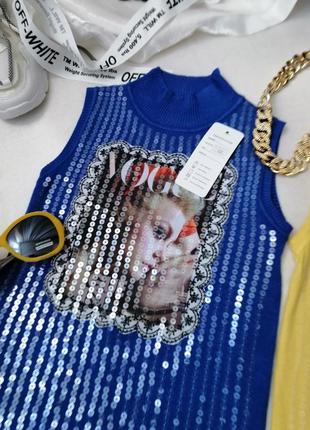 Водолазка гольф американка нежная мягкая вязка с пайетками3 фото