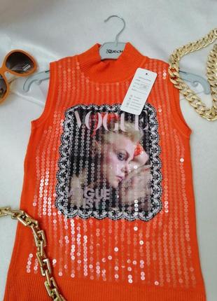 Водолазка гольф американка нежная мягкая вязка с пайетками5 фото