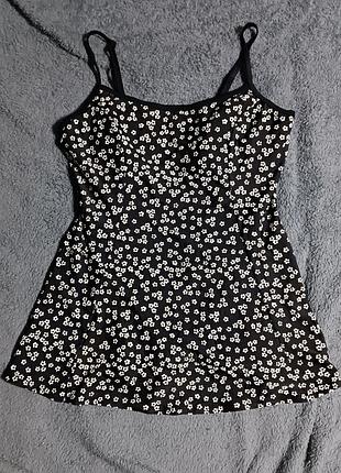 Купальник платьем батал 24 размер swimstyle