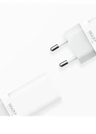 Зарядний пристрій oneplus warp charge usb 30w power adapter (white)