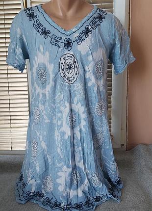 Тоненькая платья туника xl