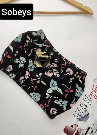 Топ женский в цветочный принт от бренда sobeys s