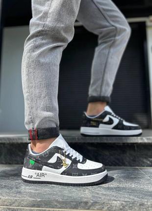 Nike  air force 1 low by virgil abloh white black x louis vuitton