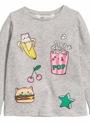 2-4 яскраві реглани h&м.