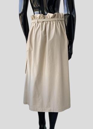 Хлопковая миди юбка карго h&m 100% хлопок4 фото