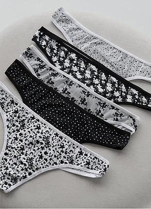 Женские трусы стринги рисунок 0766 - 1 шт