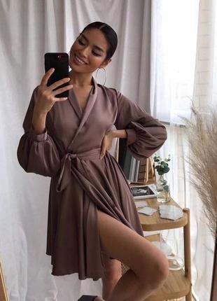 Жіноча вечірня сукня міні шовкова,женское вечернее шёлковое платье мини нарядное