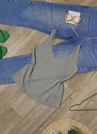 Серая базовая маечка primark