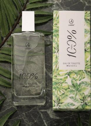Мужская туалетная вода 100% man lambre / мужской парфюм ламбре 100%