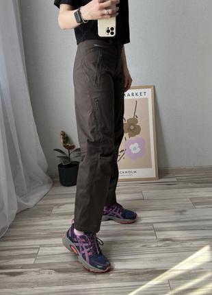 Трекинговые брюки женские теплые темные мамут маммут mammut women woman3 фото