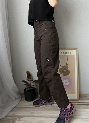 Трекинговые брюки женские теплые темные мамут маммут mammut women woman6 фото