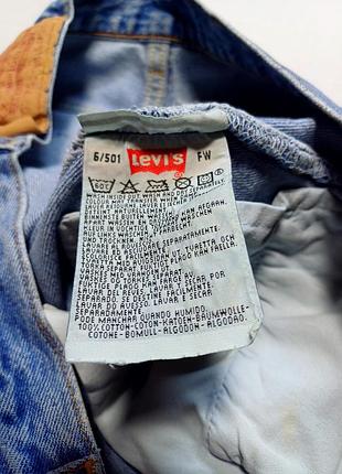 Талія 86 см vintage levi's 501 6501-0114 w34 l30 made in usa