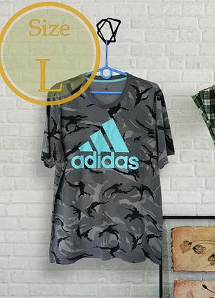 Футболка adidas m camo aop t, (р. l)