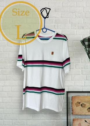 Футболка nike court cotton heritage tee, (р. l)