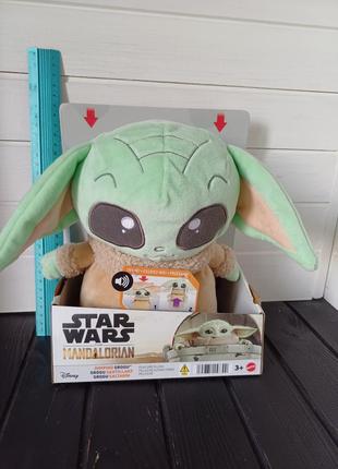 Інтерактивний м'який baby yoda mandalorian бебі йода грогу мандалоріан star wars