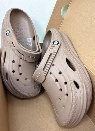 Крокси сабо crocs  off grid clog espresso новинка новинка crocs