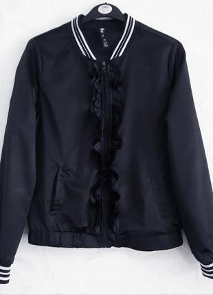 Модный тонкий пиджак, бомбер, 44-46, flame