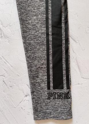 Стильные спортивные лосины леггинсы victoria's secret pink yoga4 фото