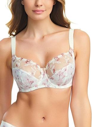 30dd,65е,fantasie alicia бюстгальтер цвета слоновой кости с ажурным швейцарским кружевом, новый