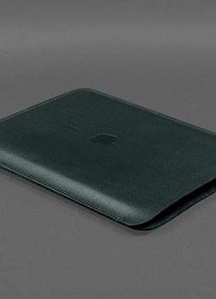 Кожаный чехол-футляр для ipad pro 12,9 зеленый4 фото
