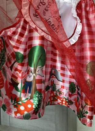 Карнавальні костюми костюм червоної шапочки карнавальна сукня4 фото