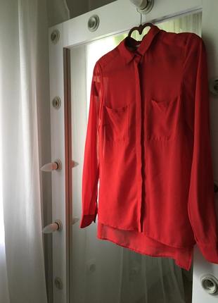 Насыщено красная блуза new look2 фото