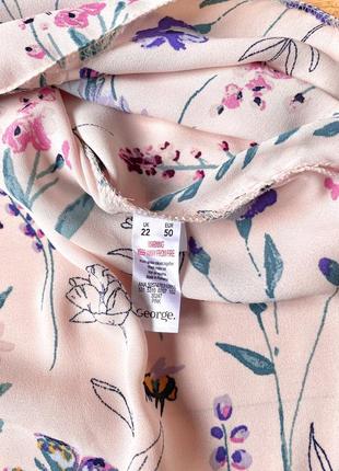 Шифонова блуза в квітковий принт7 фото