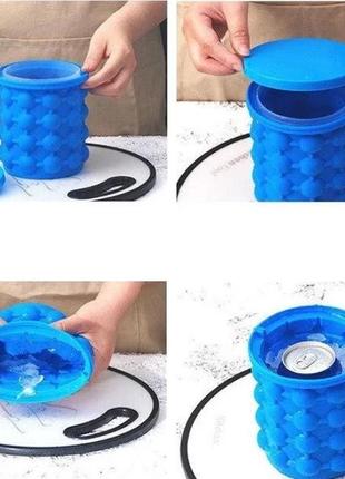 Силиконовая форма для льда ice cube maker genie 50*50 см6 фото