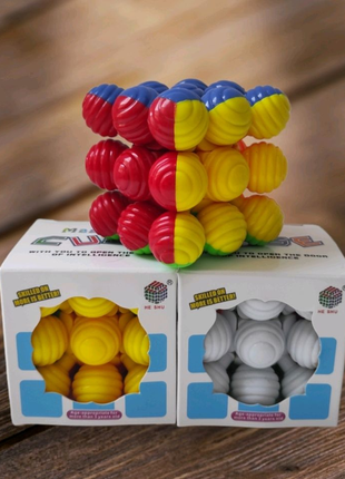 Кубик рубіка magic cube 3x3 кульки, без наклейок