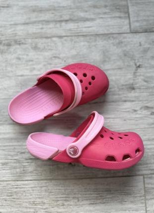 Кроксы для девочки оригинал/crocs kids’ electro clog c12