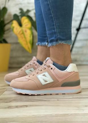 Sale! кроссовки женские nb розовые3 фото