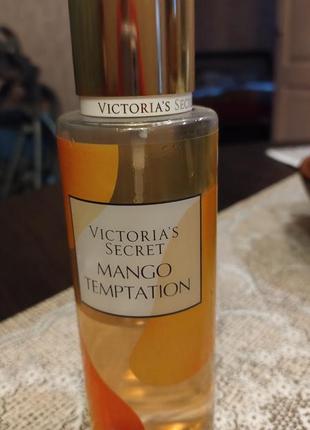 Спрей міст вікторія victoria secret bare vanilla mango pure seduction7 фото