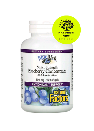 Bluerich суперефективний концентрат чорниці — natural factors