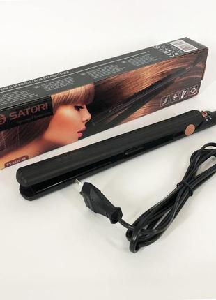 Щипцы для волос satori ss-3210-bl, гофре плойка утюг для волос, профессиональный утюг