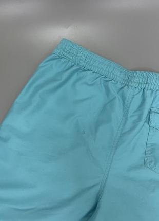 Голубые пляжные шорты polo ralph lauren с логотипом, логотип, поло ральф лорен, лаурен, оригинал, голубые4 фото