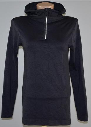 Женская спортивная худи black (s-m) с узором