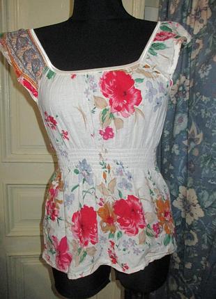 Блузка.разм 12.хлопок.