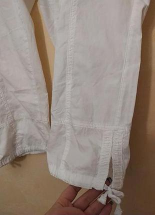 Балталл натуральные белые бриджи легкие летние шорты